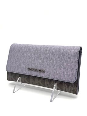 Michael Kors Large Jet Set Travel Trifold Wallet - Lilac